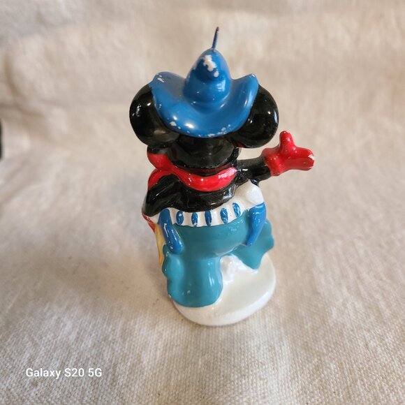 Disney Cowboy Mickey Mouse Porcelain Christmas Ornament 3" Collectible Vintage - Picture 4 of 6